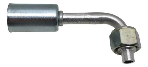 Conexao 90° 6mm Femea Oring Aluminio C/ Clip 0