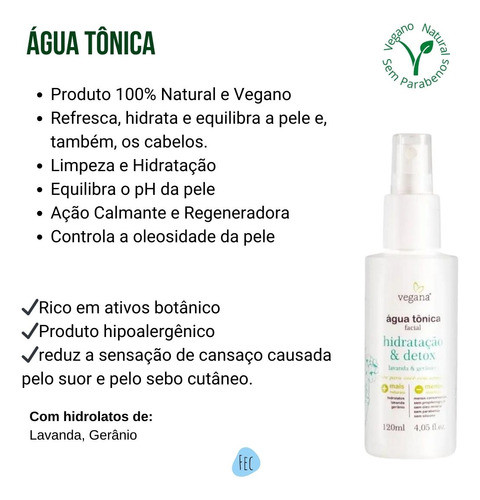 Sabonete Facial Água Tônica Água Termal Lavanda E Gerânio 1