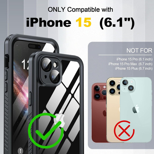 Funda Protectora Para iPhone 15 Impermeable Ip68 1