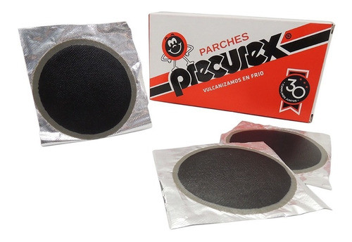 Parche Camara 10 Uni Auto Camion Redondo 70mm Precurex 70r 0