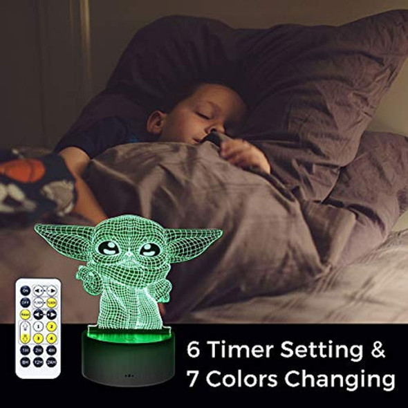 ~? 3d Illusion Star Wars Night Light Para Niños, 4 Patrones 1 ~? 3d Illusion Star Wars Night Light Para Niños, 4 Patrones 1