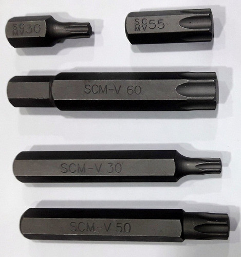 Punta Torx Bremen T45 Encastre 10mm Largo 30mm 1