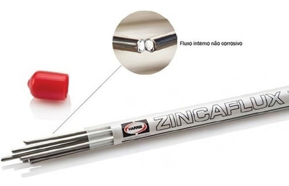 Varilla Zincaflux Harris Soldar Aluminio Cobre X 8 1