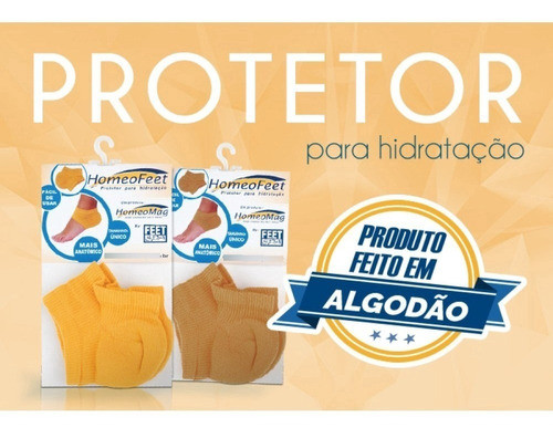 Homeofeet Amarela Hidrata O Calcanhar E Cotovelos + Par 1