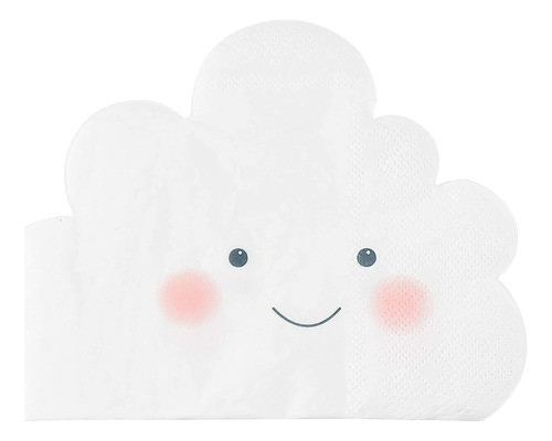 Servilletas De Papel De Nube Blanca Para Baby Shower (6.3 X 0