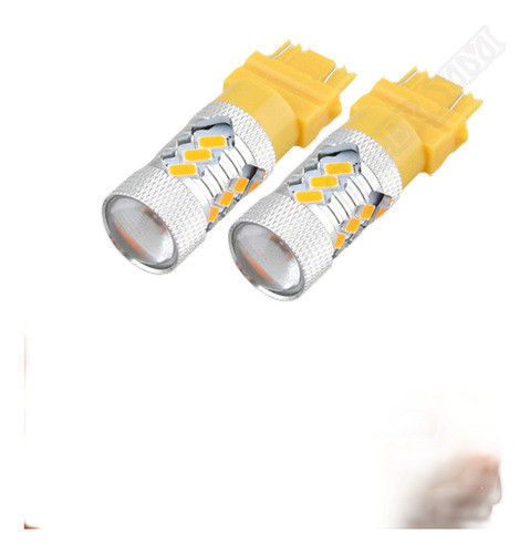 2pcs 3157 15smd 5730 Ámbar Bombillas Led Super Bright - 4157 0