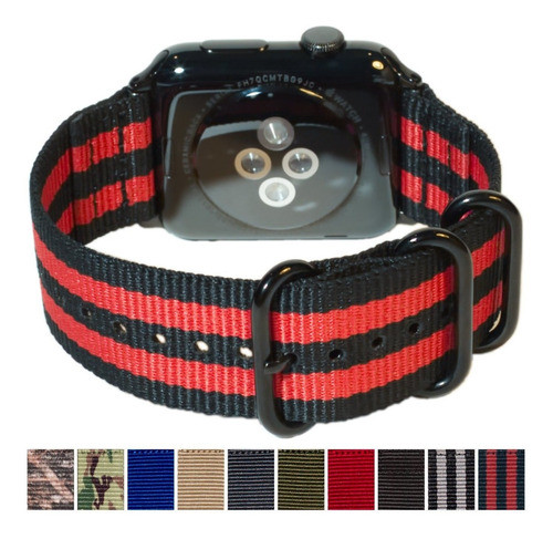 Malla Nylon Para Apple Watch (42/44mm) Carterjett [75wqxkvc] 1