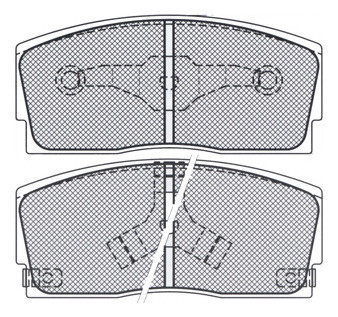 Pastillas De Freno Geely Ck/ Daihatsu Applause/ Charade 0