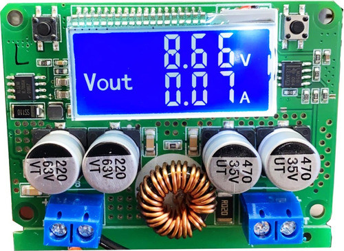 Fonte Ajustável Dc Dc 8-60v Para 3-32v 7a Step-down Display 0
