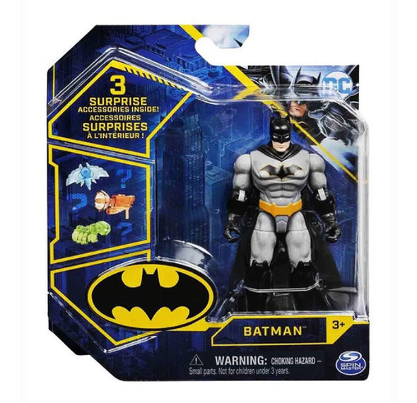 Figura Articulada Dc Batman 10 Cm Accesorio Sorpresa 0