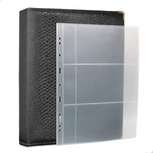 Álbum Fichário 30 Folhas Cédulas 3 Espaços Aba 32x24 Cobra G 0