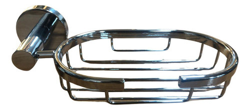 Jabonera Bronce Cromado Soporte Jabón Pared 0