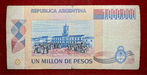 Billete 1.000.000 Pesos Argentina 1982 Bottero 2516 Cavallo 1