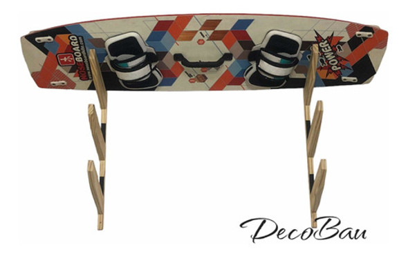 Soporte 3 Tablas Kitesurf Surf Skate Snow Madera 0