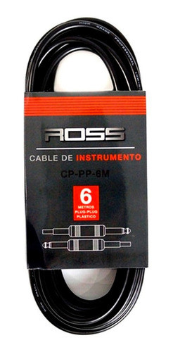 Ross Cppp6m Cable Instrumento 6 Metros 0