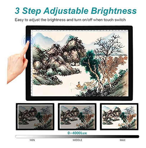 Tablero De Mesa De Caja De Almohadilla De Dibujo De Luz A4 P 1