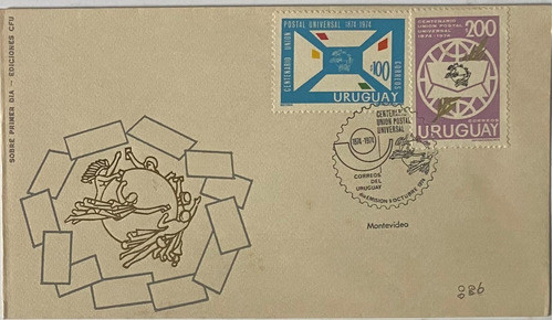 Sobre Primer Día, 1974, Unión Postal Upu, 886 Sp5 0