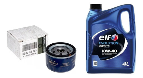 Filtro Aceite Orig + Aceite Elf 700 Clio Megane Kangoo K4m 1