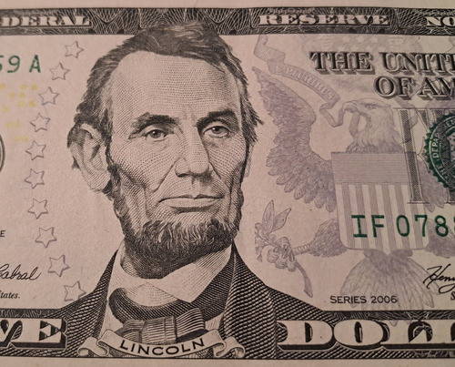 Estados Unidos Billete 5 Dólares   Lincoln   Serie 2006 Exc 0