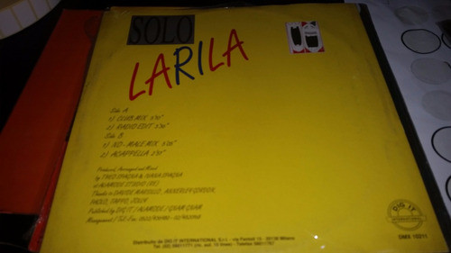 Solo Larila Vinilo Maxi 1994 1