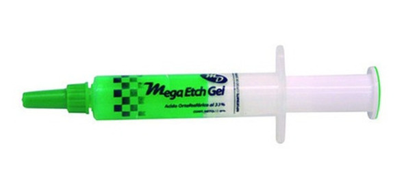 Ácido Grabador Mega Etch Gel Verde Al 33% X12gr Odontologia 1