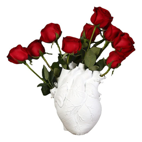 6 Pulgadas Creativo Jarrón Anatómico Del Corazón, Decoración 0