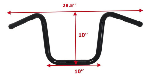 Alpha Rider 1 Pulgada Acero F/harley Sportster 883 1200 1