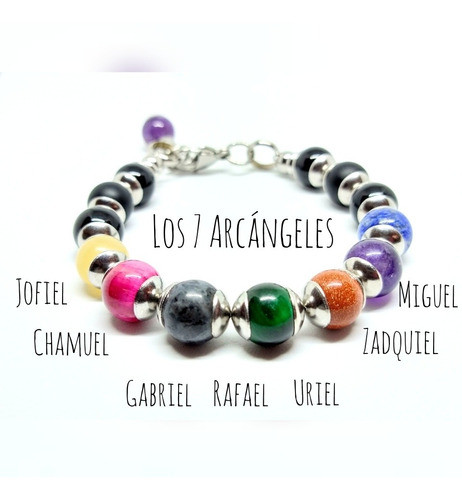 Pulseras De Los Ángeles(piedras Naturales /acero Quirúrgico) 0