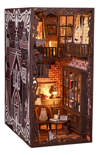 Diy Booknook Kits Booknook Estante Inserir Decoração 0