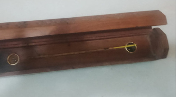 Porta Sahumerios De Madera Decorada. 1