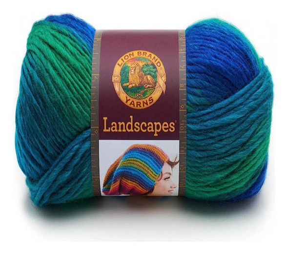 Hilo De Paisajes De La Marca Lion, Hilo Multicolor Para Teje 0 Hilo De Paisajes De La Marca Lion, Hilo Multicolor Para Teje 0