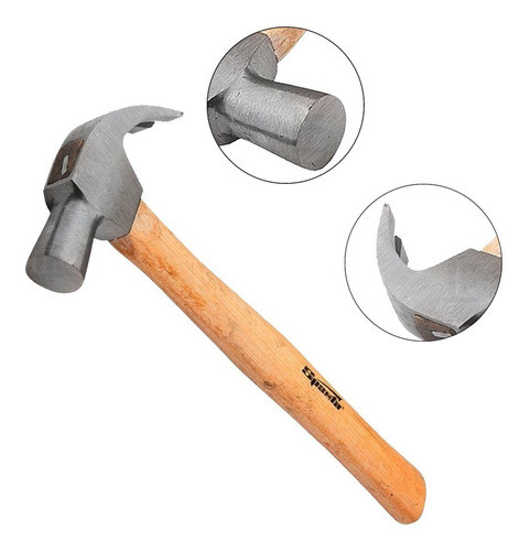 Martelo Unha 20mm Com Cabo De Madeira 0