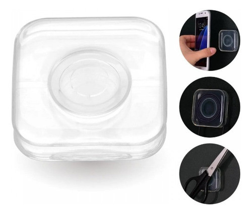 Suporte Universal De Celulares No Carro Silicone Apoio Gps 0