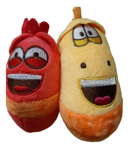 Hermosos Peluche Llavero De Larva X2 0