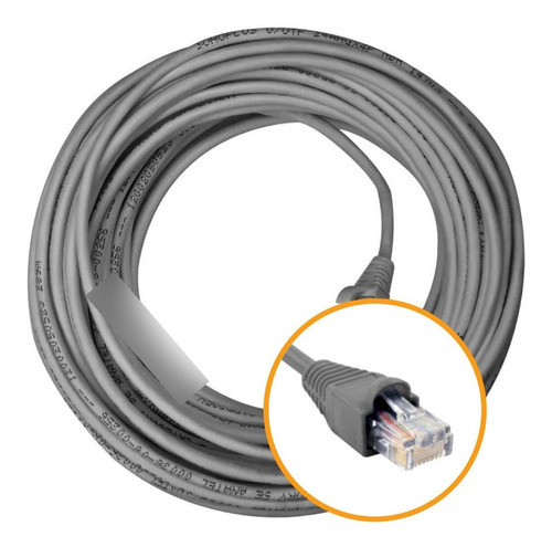 Cabo De Internet Cat6 Furukawa 3m Cabo Rede Ethernet Cinza 0