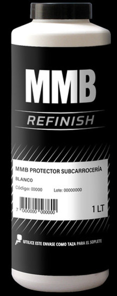 Colorin Protex Subcarroceria Al Agua Blanco 1lt-pintu Zero 0