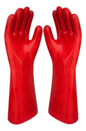 Guante Pvc Rojo 60cm. Hiflex 1