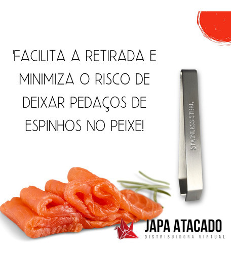 Pinça Culinária Tira Espinha Peixe Top 1