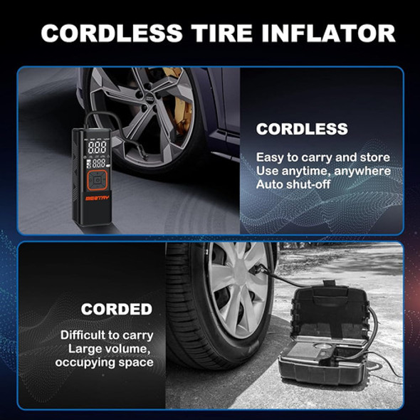 Compresor De Aire Portátil Inflador De Neumáticos - Bomba De 1