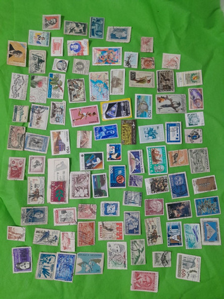 Lote 87 Sellos Uruguay Y Del Mundo 0