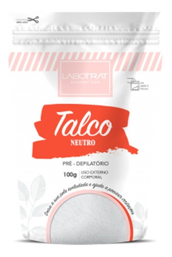 Talco Neutro Hipoalergênico (pré-depilatório) 100g Labotrat 0