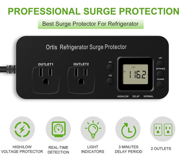 Protetor Contra Sobretensões P/ Refrigerador Ortis 1 Protetor Contra Sobretensões P/ Refrigerador Ortis 1