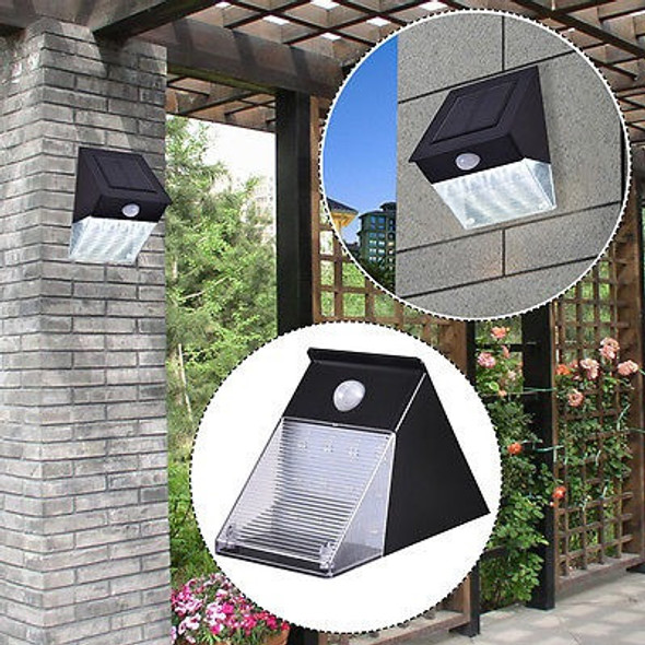 4 Paquete 12-llevó La Energía Solar Motion Sensor Spot Inund 1