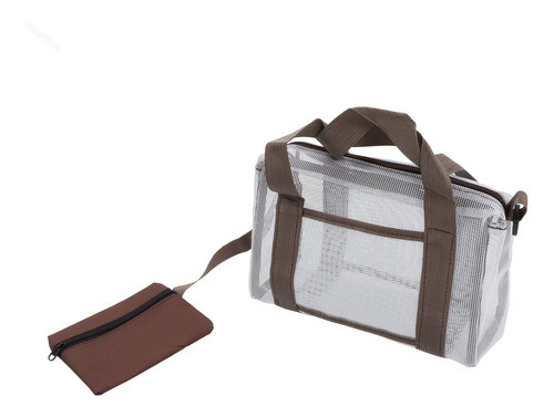 Bolsa De Ombro De Malha, Bolsa De Praia, Extra Grande E Leve 0