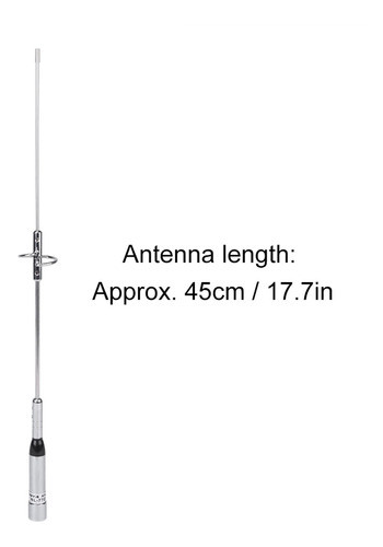 Nl-770s Banda Dupla Antena Pl259 Para Carro Móvel Rádio Moto 0