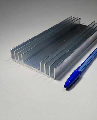 2 Pç Dissipador Calor Aluminio 8,6cm Largura C/ 30 Cm 1