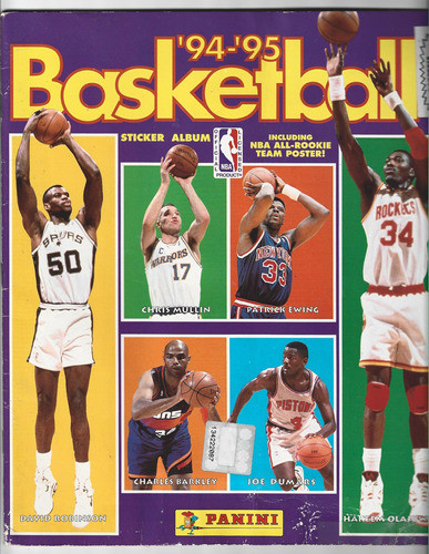 Álbum Figurinha Basketball  Nba Temporada 94-95 - Completo 0