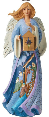 Enesco Jim Shore Heartwood Creek Nativity Angel Con Estatua 1