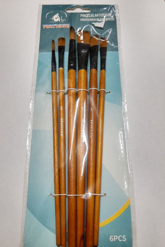 Set Pinceles Matisse Artisticos Sinteticos 2,6,10,12,8,4 0