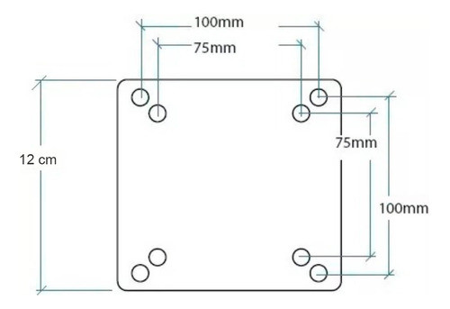 Adaptador Vesa 75mm Para 100mm De Monitores E Tv C/garantia 1